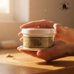 ملح طبيعي لتقشير الجسم بالشاي الأخضر